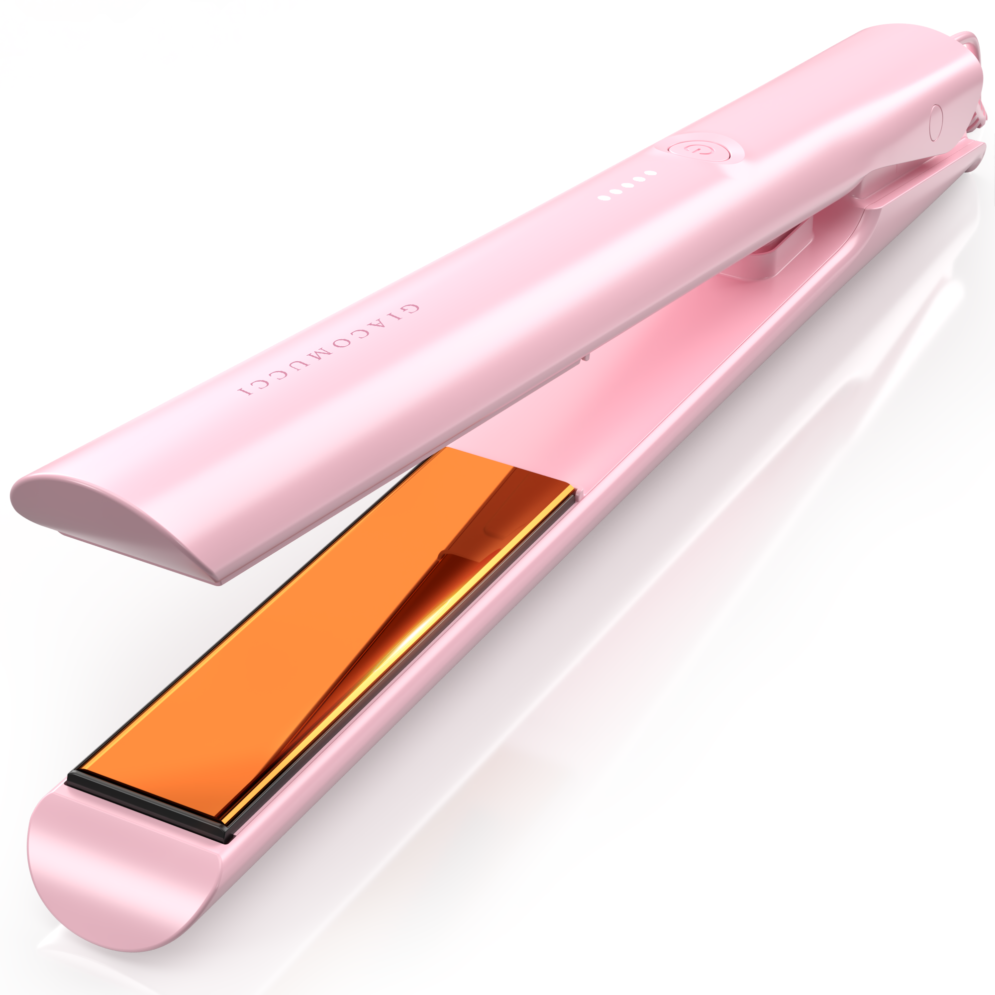 Giacomucci Titanelli 2 in 1 Titanium Hair Straightener and Curler (Pink) - Image 2